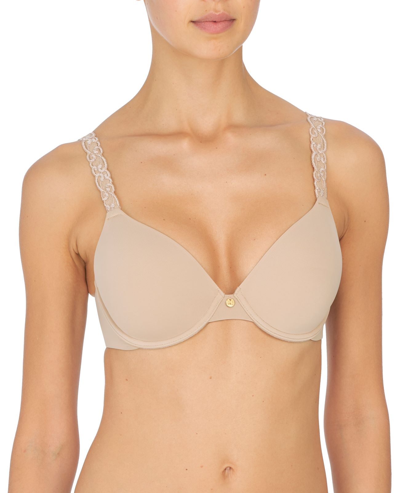 Natori's Women Pure Luxe Custom Coverage Contour Bra (Black, 30C